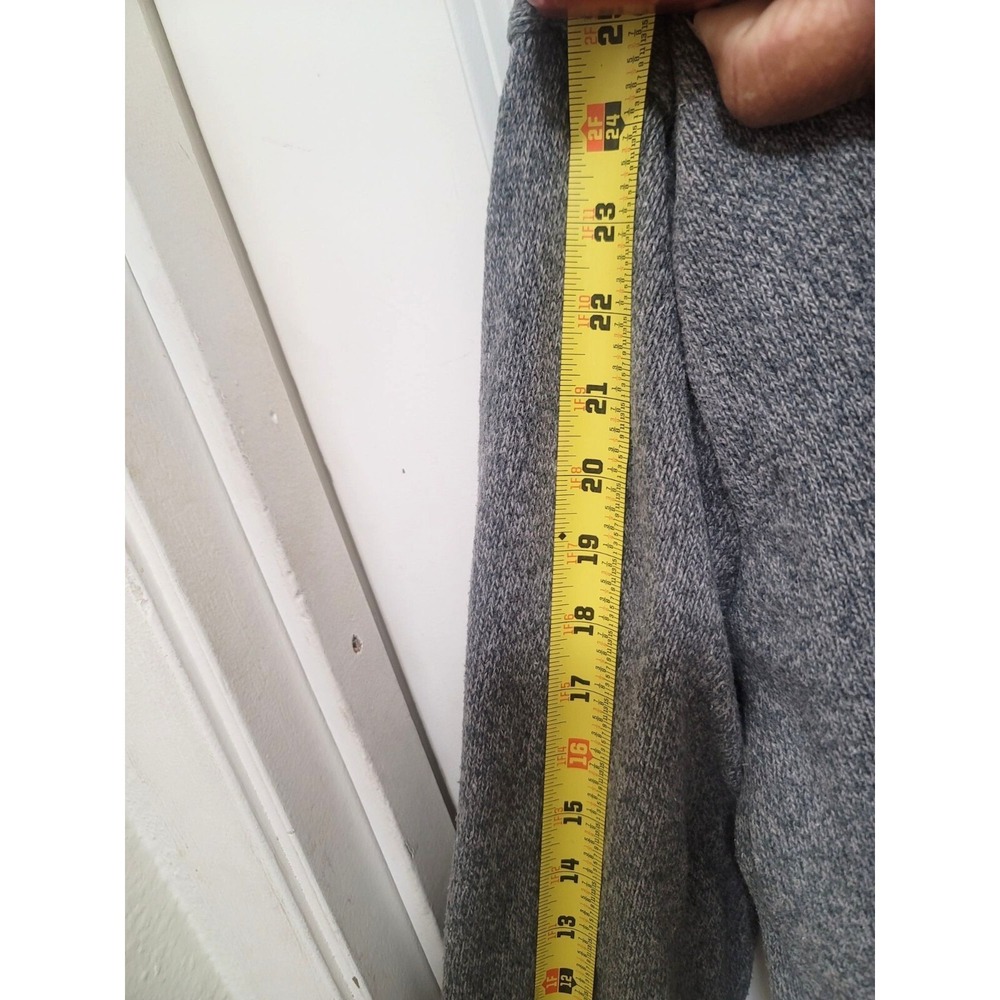 Oscar De La Renta Plus Size Men's Gray Full-Zip Jacket Sherpa Collar & Ribbed He - Picture 9 of 15